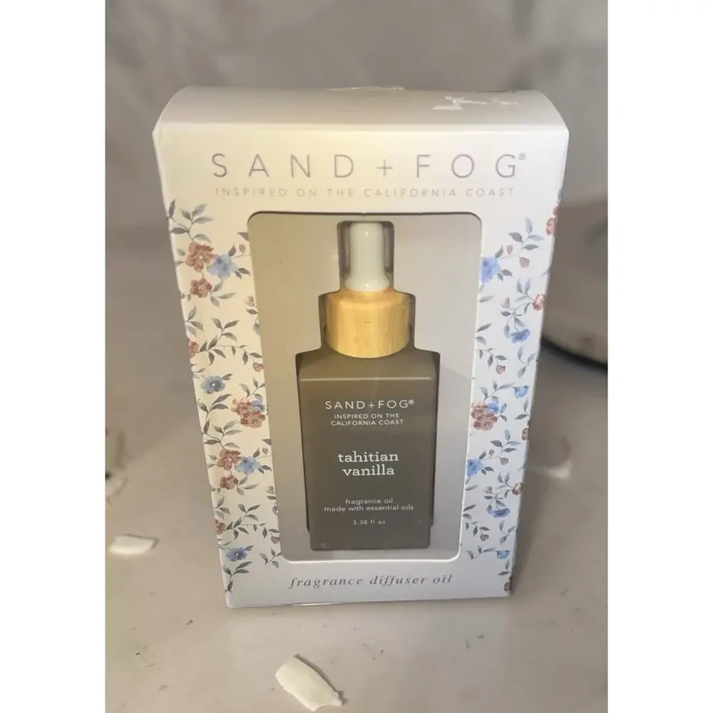 Sand + Fog Home Fragrance Diffuser Oil Tahitian Vanilla Essential Oils Jumbo 3.3